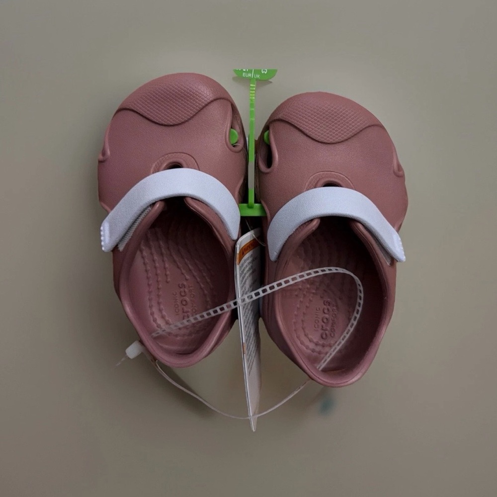 NEW ✨ Crocs All Terrain Fisherman Sandal (Toddler) Cassis C5